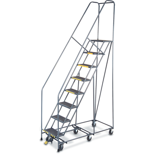 All Directional Ladders, 8 Steps, 16" Step Width, 80" Platform Height, Steel Distribution Industrielle GC