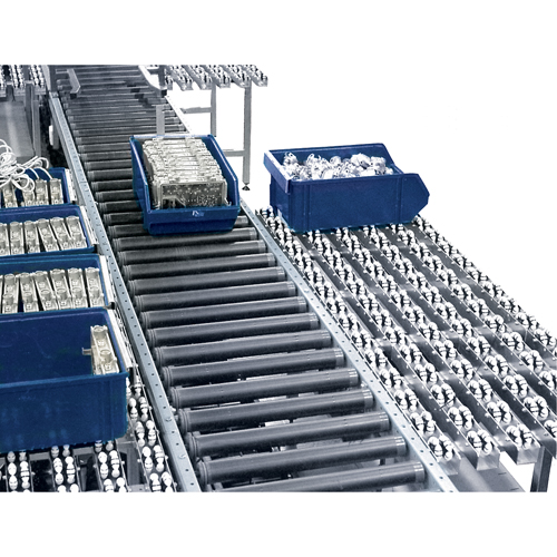 Rails de convoyeurs multidirectionnels Roll-Flex Distribution Industrielle GC