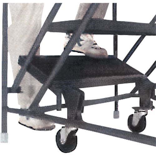 Slope Rolling Ladder, 9 Steps, Anti-Skid, 50° Incline, 90" High Distribution Industrielle GC