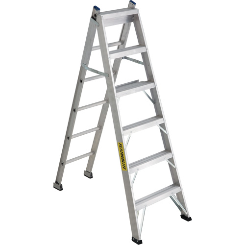 2700 Series Industrial Duty Multi-Way Ladders, 6', Aluminum, 250 lbs. Cap., ANSI 1, CSA 1 Distribution Industrielle GC