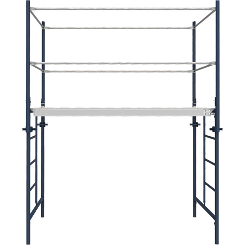 Accessoires pour &eacute;chafaudage - Poteau de garde-corps a/support, Poteau de garde-corps, 6" la x 56" h Distribution Industrielle GC