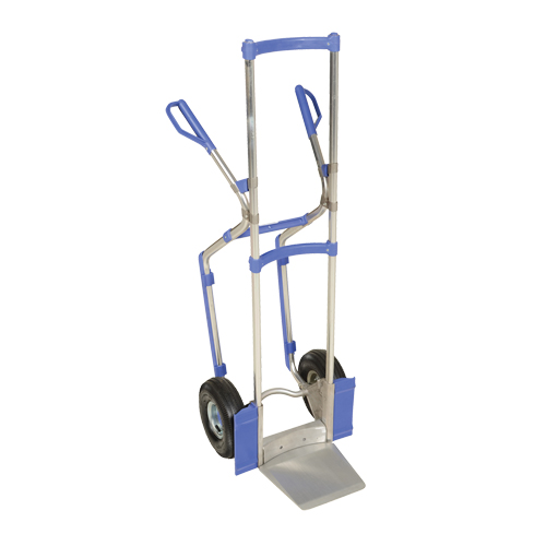 Ergonomic Hand Truck, Combination Handle, Aluminum, 52" Height, 350 lbs. Capacity Distribution Industrielle GC