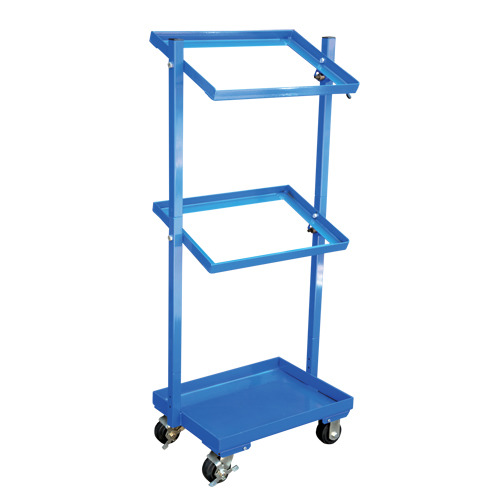 Chariot &agrave; cueillette, Acier, 30-11/16" la x 19-1/4" p, 3 tablettes, Capacit&eacute; 300 lb Distribution Industrielle GC