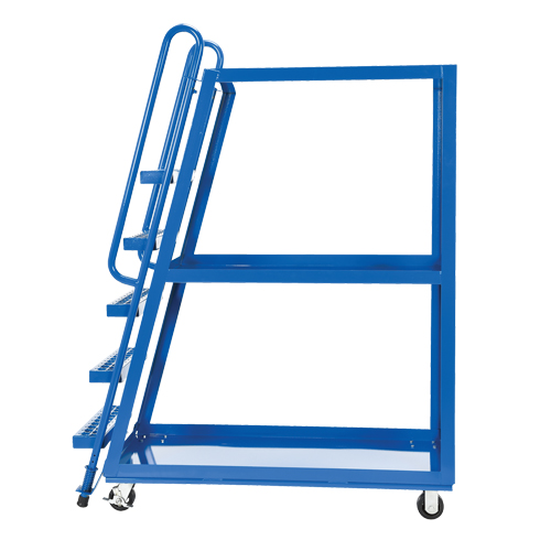 Chariot &agrave; cueillette, Acier, 21-7/8" la x 56-1/8" p, 3 tablettes, Capacit&eacute; 1000 lb Distribution Industrielle GC