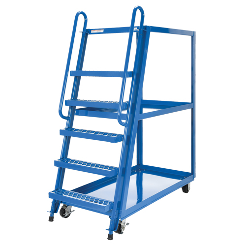 Chariot &agrave; cueillette, Acier, 27-7/8" la x 56-1/8" p, 3 tablettes, Capacit&eacute; 1000 lb Distribution Industrielle GC