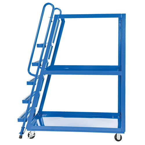 Chariot &agrave; cueillette, Acier, 27-7/8" la x 56-1/8" p, 3 tablettes, Capacit&eacute; 1000 lb Distribution Industrielle GC