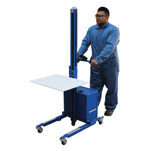Quick Lift Platform Stacker, Electric Operated, 175 lbs. Capacity, 57" Max Lift Distribution Industrielle GC