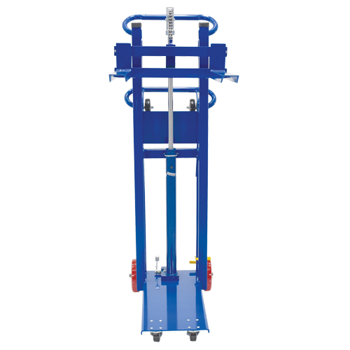 Empileur &agrave; plateforme, M&eacute;canisme Pompe au pied, Capacit&eacute; de 750 lb, Levage max de 52" Distribution Industrielle GC
