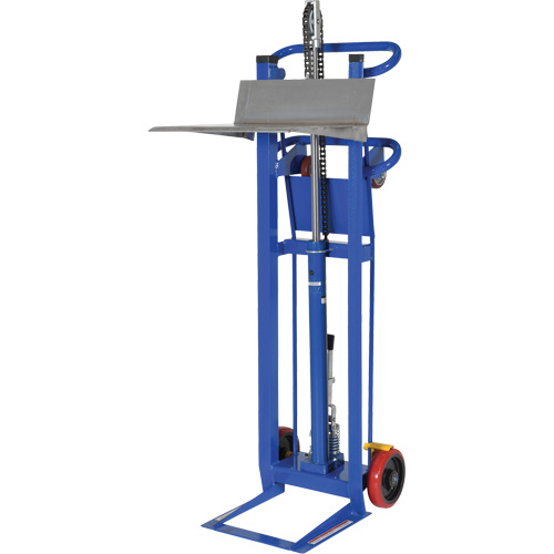 Hydra Lift Platform Stacker, Foot Pump Operated, 750 lbs. Capacity, 52" Max Lift Distribution Industrielle GC