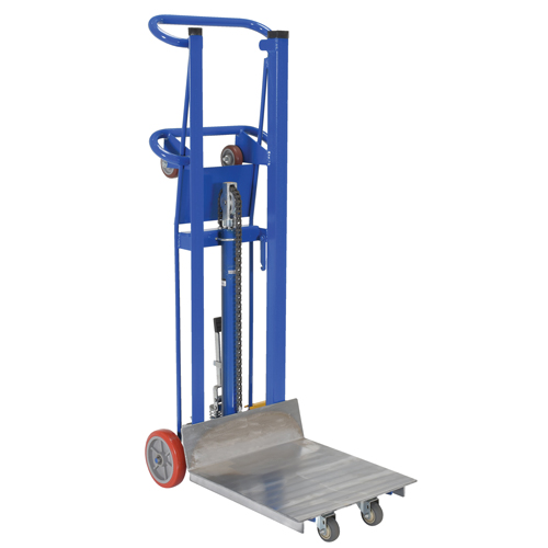 Hydra Lift Platform Stacker, Foot Pump Operated, 750 lbs. Capacity, 52" Max Lift Distribution Industrielle GC