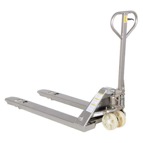 Pallet Truck, Stainless Steel, 48" L x 27" W, 5500 lbs. Capacity Distribution Industrielle GC