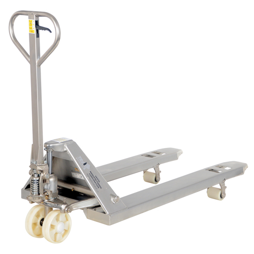 Pallet Truck, Stainless Steel, 48" L x 27" W, 5500 lbs. Capacity Distribution Industrielle GC