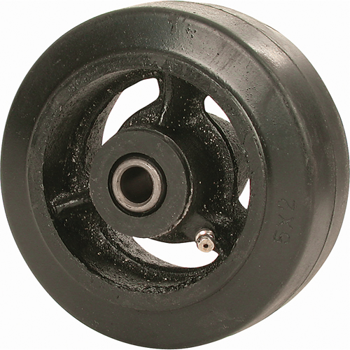 Roue en caoutchouc moul&eacute;, 8" (203 mm) dia. x 3" (76 mm) la, Capacit&eacute; de 900 lb (408 kg) Distribution Industrielle GC