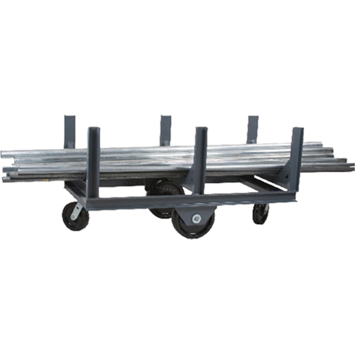Chariot &agrave; berceaux, 96" lo x 28" la x 29" h, Capacit&eacute; de 4000 lb, Roue Ph&eacute;nolique Distribution Industrielle GC