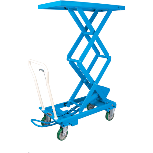 Tables &eacute;l&eacute;vatrices en ciseau, 20-1/2" lo x 39-3/4" la, Acier, Capacit&eacute; 660 lb Distribution Industrielle GC