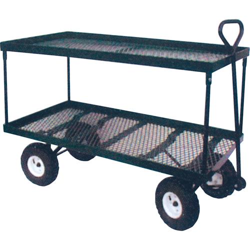 Double Deck Wagon, 24" W x 48" L, 600 lbs. Capacity Distribution Industrielle GC