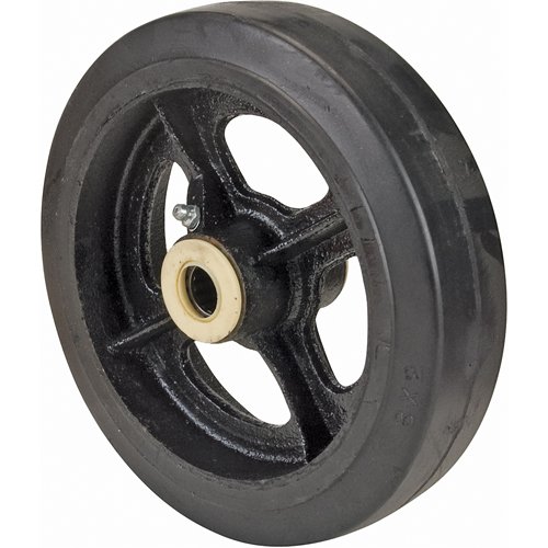 Roues en caoutchouc, 8" (203 mm) dia. x 2" (51 mm) la, Capacit&eacute; de 600 lb (272 kg) Distribution Industrielle GC
