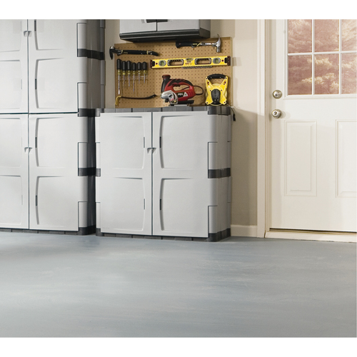 Heavy-Duty Cabinet, Plastic, 37" H x 36" W x 18" D, Mica and Charcoal Distribution Industrielle GC