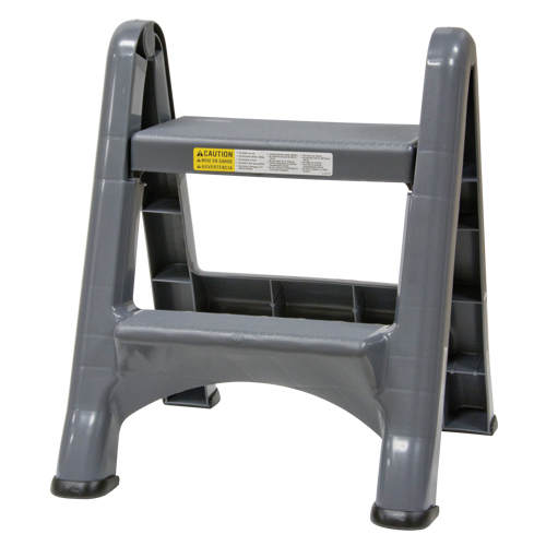 Folding Step Stool, 2 Steps, 19-1/2" x 20-1/2" x 22-3/4" High Distribution Industrielle GC