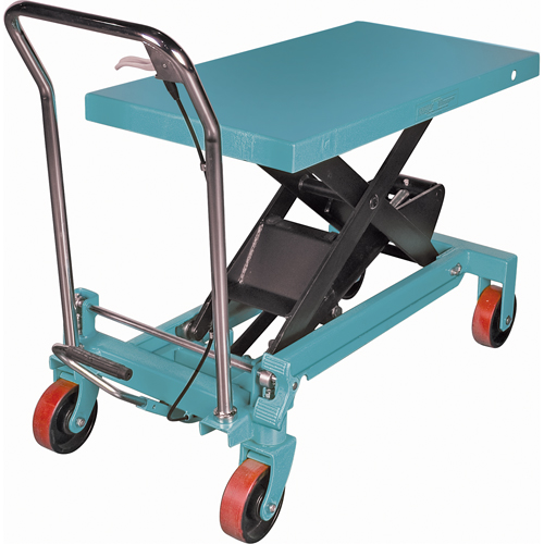 Heavy-Duty Hydraulic Scissor Lift Table, 39-3/8" L x 20-1/8" W, Steel, 1650 lbs. Capacity Distribution Industrielle GC