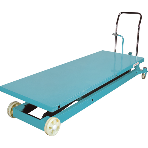 Heavy-Duty Hydraulic Scissor Lift Table, 80-1/8" L x 29-1/2" W, Steel, 2200 lbs. Capacity Distribution Industrielle GC