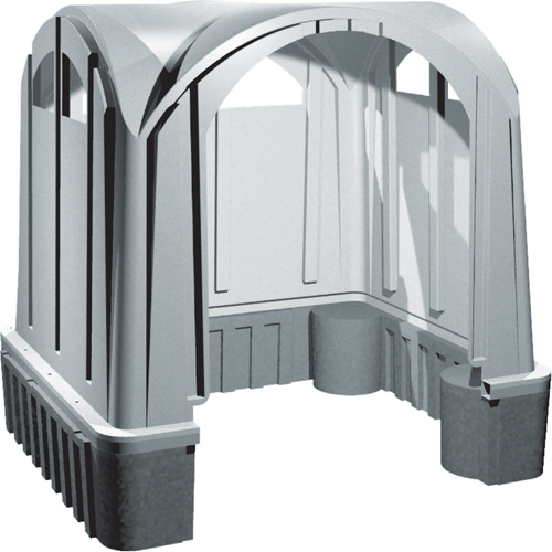 Outdoor Poly Shelters, 3 Walls, 7' L x 6' W x 7' H Distribution Industrielle GC