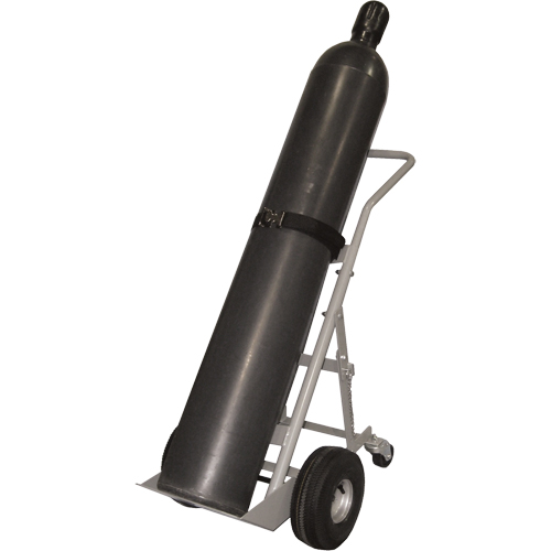 Four-Wheel Cylinder Hand Trucks, Pneumatic Wheels, 10" W x 8" L Base, 1000 lbs. Distribution Industrielle GC
