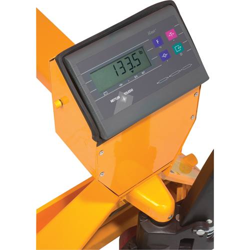 Transpalette avec balance num&eacute;rique, 27,5" lo x 27,5" la, Capacit&eacute; de 5000 lb Distribution Industrielle GC