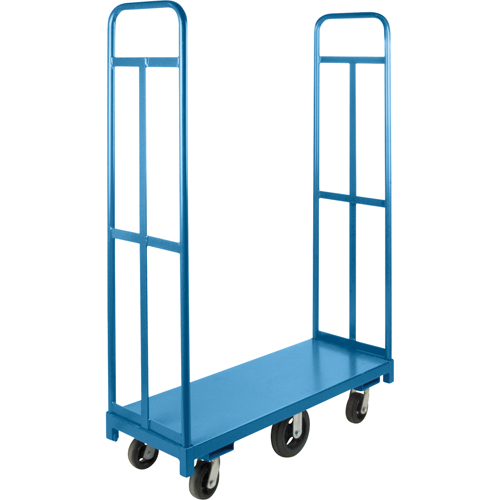 U-Boat Platform Truck, 48" L x 18" W, 1500 lbs. Capacity, Rubber Casters Distribution Industrielle GC