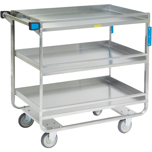 Chariots avec barres de retenue, 3 Tiers, 23" la x 37-1/4" h x 38-5/8" p, Capacit&eacute; 700 lb Distribution Industrielle GC