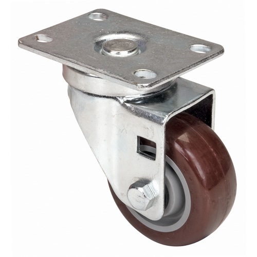 Caster, Swivel, 3" (76 mm), Polyurethane, 230 lbs. (104 kg.) Distribution Industrielle GC