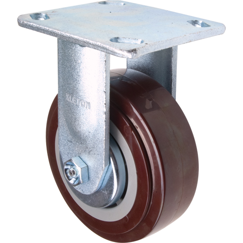 Caster, Rigid, 5" (127 mm), Polyurethane, 650 lbs. (294 kg.) Distribution Industrielle GC