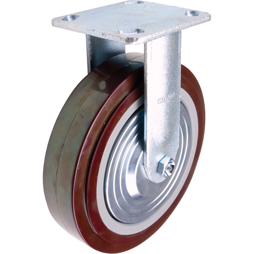 Roulette, Fixe, 8" (203,2 mm), Polyur&eacute;thane, 1000 lb (453,6 kg) Distribution Industrielle GC