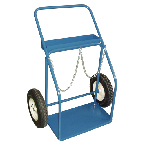 Chariots pour bouteilles de gaz, Roues Pneumatique, Base de 25" la x 13" lo, 400 lb Distribution Industrielle GC