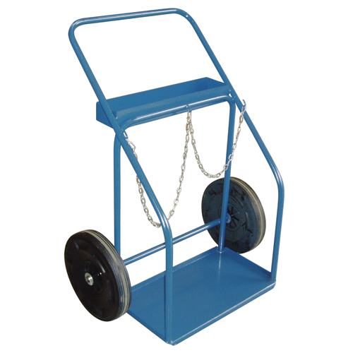 Gas Cylinder Carts, Rubber Wheels, 13" W x 25" L Base, 1000 lbs. Distribution Industrielle GC