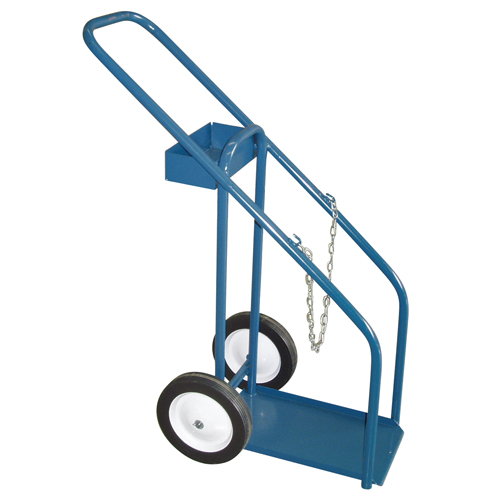 Gas Cylinder Carts, Semi-Pneumatic Wheels, 12" W x 16" L Base, 1000 lbs. Distribution Industrielle GC