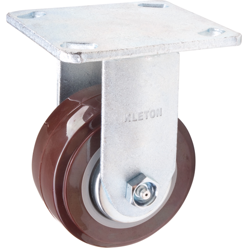 Caster, Rigid, 4" (101.6 mm), Polyurethane, 550 lbs. (249.5 kg.) Distribution Industrielle GC