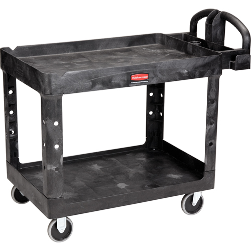 Heavy Duty Utility Cart - 4546-00, 2 Tiers, 26" x 33-1/4" x 55", 750 lbs. Capacity Distribution Industrielle GC