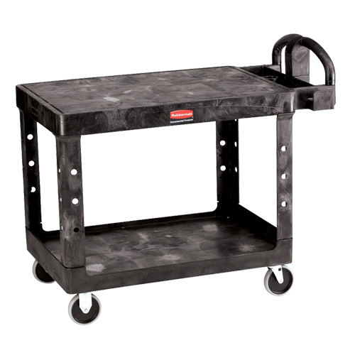 Flat Shelf Heavy Duty Utility Cart - 4525-00, 2 Tiers, 25-7/8" x 33-3/10" x 43-9/10", 500 lbs. Capacity Distribution Industrielle GC