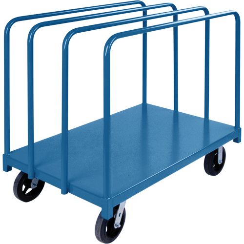 Chariot robuste pour transport de panneaux avec rails &agrave; palier unique, 48" x 30" x 45", Capacit&eacute; 2000 lb Distribution Industrielle GC