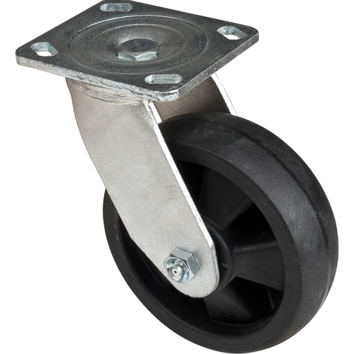 Roulettes haute temp&eacute;rature, Pivotant, 6" (152,4 mm), Nylon, 880 lb (399 kg) Distribution Industrielle GC