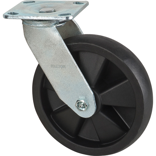 Roulettes haute temp&eacute;rature, Pivotant, 8" (203,2 mm), Nylon, 1000 lb (453 kg) Distribution Industrielle GC