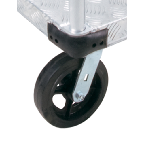 Chariots &agrave; plateforme en aluminium, 24" la x 36" lo, 2000 lb cap, Roues Caoutchouc moul&eacute; Distribution Industrielle GC