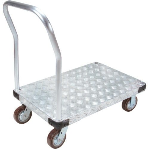 Chariots &agrave; plateforme en aluminium, 24" la x 36" lo, 3400 lb cap, Roues Polyur&eacute;thane Distribution Industrielle GC