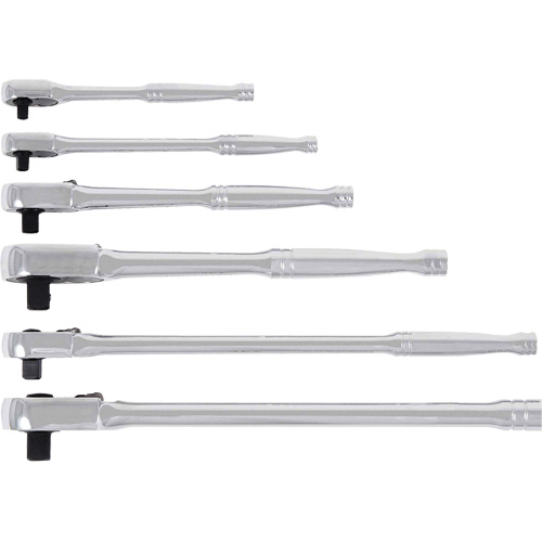 RHQ-12L Long Handle Oval Head Ratchet Wrench, 1/2" Drive, Plain Handle Distribution Industrielle GC