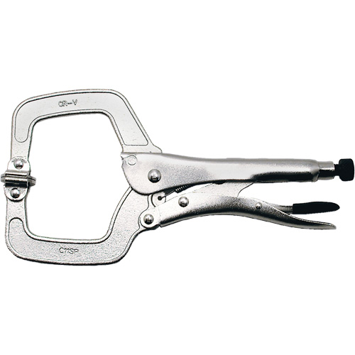 Super Heavy-Duty Locking C-Clamp with Swivel Pad, 11" (279 mm) Capacity Distribution Industrielle GC