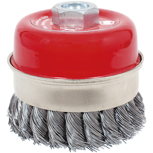 CKB3201T High Performance Knot Banded Cup Brush, 3-1/2" Dia. x 5/8"-11 Arbor Distribution Industrielle GC