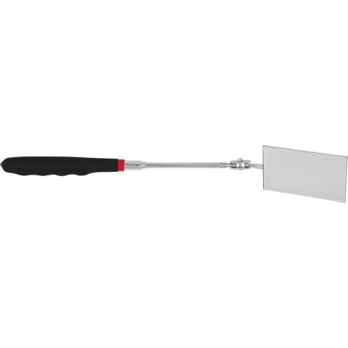 Large Face Telescopic Mirror, 2-1/8" H x 3-3/8" W, Rectangular, 11" - 15-1/2" Handle Distribution Industrielle GC
