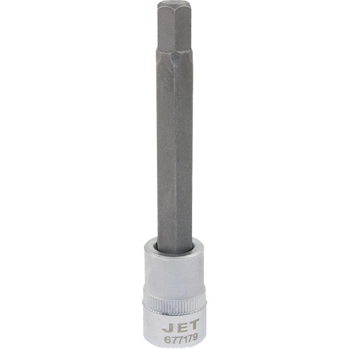 Bit Socket, Hex, 10 mm x 4" L, 3/8" Drive Distribution Industrielle GC