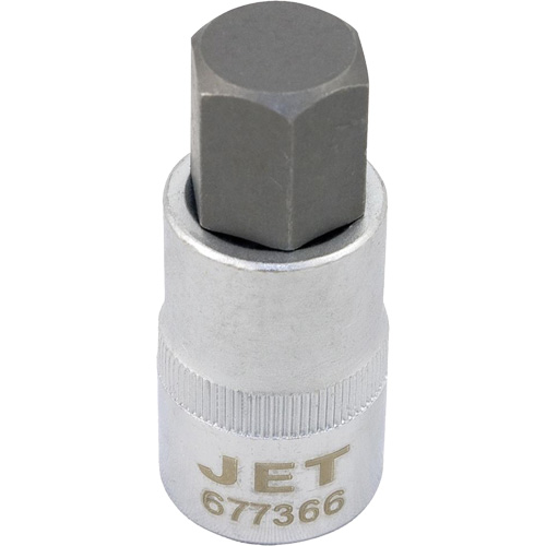 Bit Socket, Hex, 12 mm x 2" L, 1/2" Drive Distribution Industrielle GC